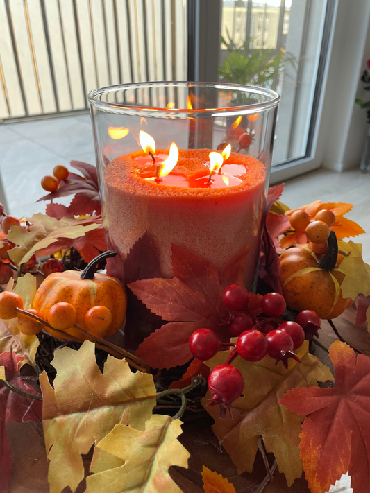 Kerzensand peach inkl. Dochte