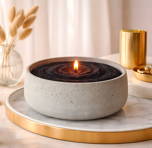 Kerzensand schwarz inkl. Dochte