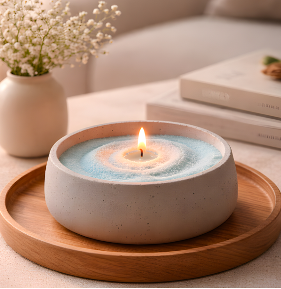 Kerzensand mint inkl. Dochte